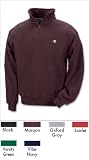 Champion Men's Double Dry Classic Fleece 1/4 Zip, Maroon, X-Large