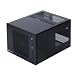 SilverStone SG05B Mini-ITX/DTX Motherboard Plastic Front Panel Case (Black)