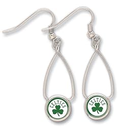 Boston Celtics French Loop Earrings