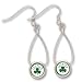 Boston Celtics French Loop Earrings
