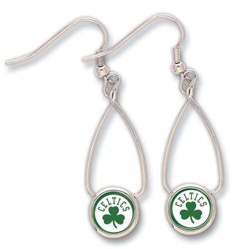 Boston Celtics French Loop Earrings w/Jewelry Card