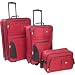 American Tourister Luggage Fieldbrook Three Piece Set Bag, Red, 3 Piece Nested Set