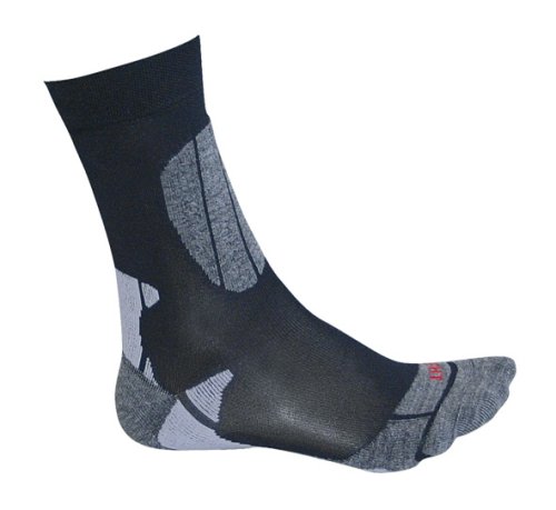 Pro Feet EFP Inline Inlineskating-Socke Platinum Silver Men, Größe 43-46, schwarz/grau (3081-3 339)