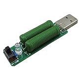 ResistorPower ラブ USB 負荷抵抗器携帯電源老化抵抗モジュール 1 a 2 a//1 a 2 a/USB ポート電圧電流モニター メーター負荷テスター装置放電抵抗とスイッチ/ミニ放電 