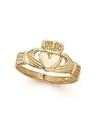 14kt Yellow Gold Claddaugh Ring Size 7