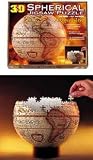 kids and infants educational toys item: Buffalo Games 3D Spherical Puzzle - Antique Globe