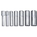 Stahlwille 40L-9 Steel Deep Socket, 1/4" Drive, 6 Points, 9mm Diameter, 50mm Length, 12.8mm Width
