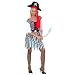 Idena  8230213 - Erwachsenenkost�m Pirat Lady Gr��e M