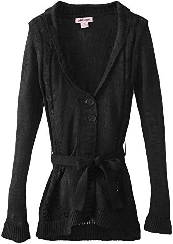 Pink Angel Big Girls' Long Cardigan Sweater