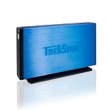 TrekStor DataStation maxi m.ub - 3.5 External Hard Drive, back up button 1TB SATA BLUE & USB 2.0