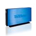 TrekStor DataStation maxi m.ub - 3.5 External Hard Drive, back up button 750GB SATA BLUE & USB 2.0