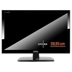 CMX LED 8246F AT-DVD-12V Nelsoni 60,96 cm (24 Zoll) LED-Backlight-Fernseher, Energieeffizienzklasse A (Full-HD, 50Hz, DVB-T, HDMI, VGA, Slot-In DVD-Player, USB 2.0) schwarz