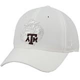 Zephyr Texas A&M Aggies White Vortex Fitted Hat