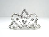Princess Bella Diamond Tiara - SMALL - Baby Girl & Toddler Tiara w. Comb