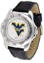 West Virginia Mountaineers Suntime Mens Sports Watch w/ Leather Band - NCAA College Athletics