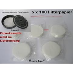 500 Stck. Filterpapier f�r Petra Pulverkassette PK30, Padmaschine, WMF10 Rundfilter Filter