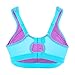 SYROKAN Women's No-Bounce Full-Support Racerback Pro High Impact Sports Bra Lilac 42DD