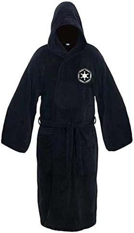 Adult Star Wars Darth Vader Galactic Empire Bathrobe Hooded Bath Robe Fleece