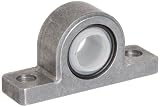 Spyraflo PB1-500-A Aluminum Pillow-Block With a 1/2 inch Inner-Diameter, Self-Aligning, Delrin Bearing