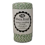 Maya Road Bakers Twine Cording, Celery Green