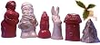 Santa Chess Set w/Board - Handmade Rare Unique Collector Christmas Chess Set