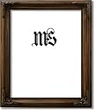 8x10 / 8'' x 10'' Frame for Picture Photo or Diploma, Solid Wood, Dark Walnut, style #623