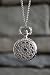 Spider Web Antique Filigree Design Silvertone Finish Pocket Watch Necklace Chain Jewelry By Atlantic