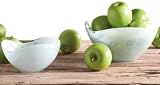 Alabaster Glass Bowl - Set Of 2