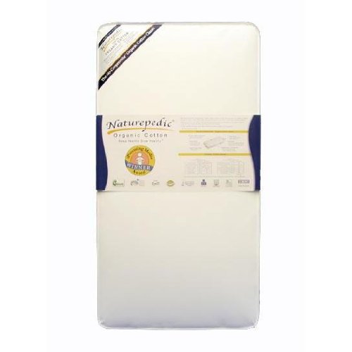 Naturepedic Dual Firmness Organic Cotton Classic Crib Mattress – Seamless