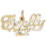 CleverEve's 14K Gold Number Pendant 0.8 - Gram(s)