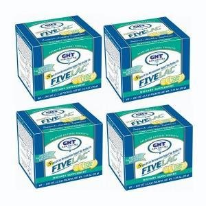 (4) Boxes FiveLac Candida Defense Fights Yeast Infections, Candida, Digestive Disorders by Global Health Trax ThreeLac