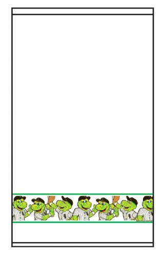 Roller Shades MLB Chicago White Sox Mascot Border - White Background 0555_0008