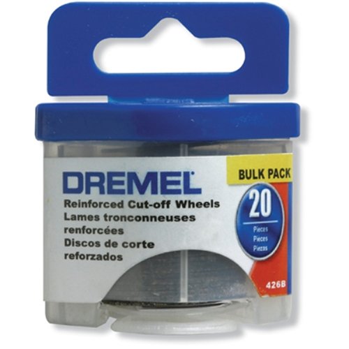 Dremel 426B 20 Piece 1-1/4 Reinforced Rotary Tool Cut-Off Wheels