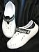 Doggers, ULTRA COMFORT, White/Black and White Checker Strap, Womens Size 6