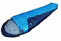 HIGH PEAK Trekking Schlafsack TR 300(23018), dunkelblau/hellblau