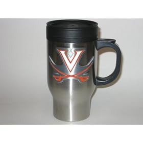 VIRGINIA CAVALIERS 16 oz. Logo Stainless Steel TRAVEL MUG