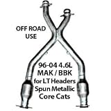 GP X Pipes Mustang for MAC or BBK Long Tube Headers w/ Cats