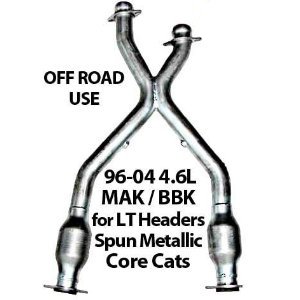 GP X Pipes Mustang for MAC or BBK Long Tube Headers w/ Cats