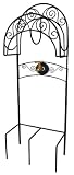 Liberty Garden Products Decorative Garden Hose Stand Wire Carrington With 150-Foot Hose Capacity 640-Black