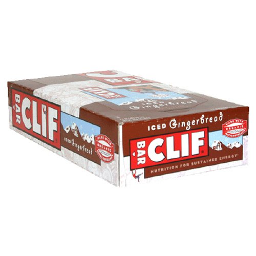 Clif Bar Energy Bars, Iced Gingerbread, 2.4-Ounce Bars (Pack of 12)