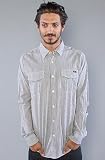 RVCA The Runner Buttondown Shirt in Slate,Buttondown Shirts for Men