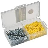 Klein Tools 53729 Conical Anchor Kit with 100 Fasteners