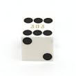 White 19mmCasino Dice