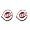 Cincinnati Reds Post Stud Logo Earring Set Mlb Charm Image #1