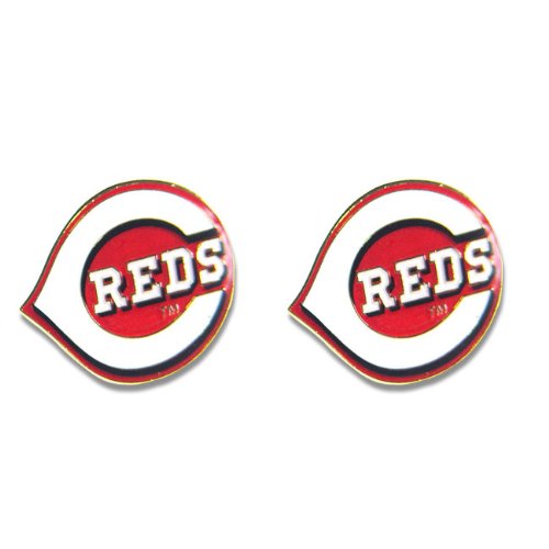 Cincinnati Reds Post Stud Logo Earring Set Mlb Charm