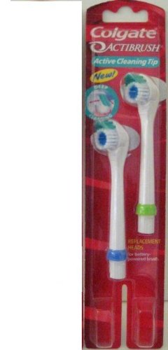 Colgate Actibrush Toothbrush Replacement Heads 2-Pack