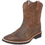 Ariat Little Kid/Big Kid Showbaby Square Toe Wing Tip Western Boot,Distressed Brown,9.5 M US Toddler