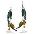 Mullanium Jewelry Nature Inspired Fern Earrings #NA31 MUE GE