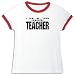 T-Shirt Ringer Woman White  I Can Be You Chagatai Teacher  Languaje
