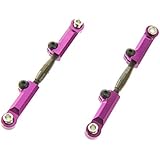GPM Racing Rear Adjustable Camber Link for 1:10 Traxxas Slash 4X4 + Other TRX Models,Purple
